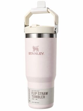 Stanley IceFlow 30oz Rose Quartz Flip Straw Tumbler Pink NEW